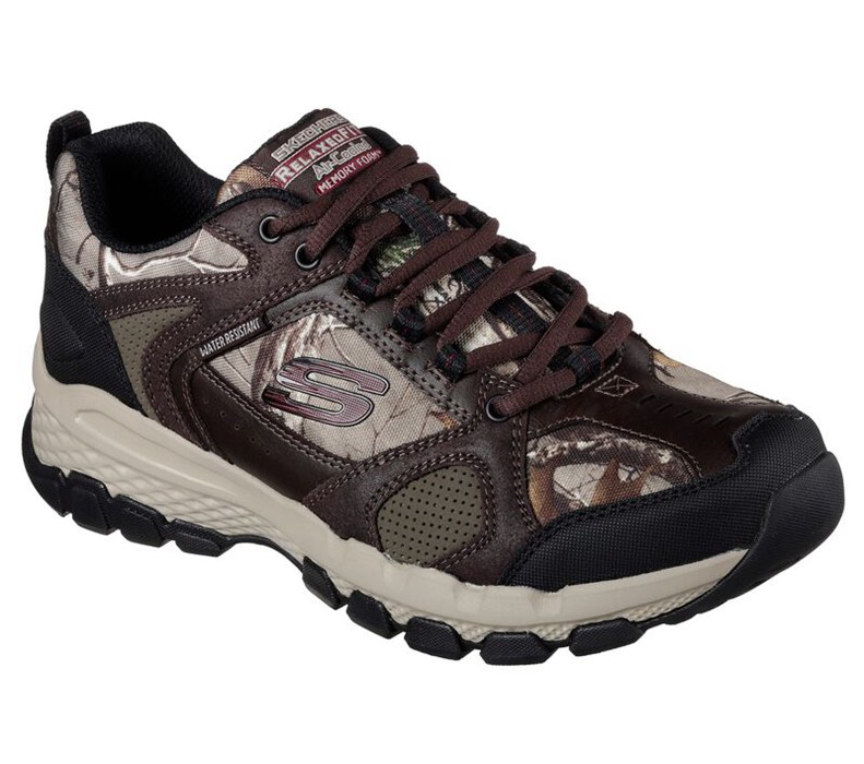Skechers Herr Camo Sneakers - Relaxed Fit: Outland 2.0 - Sverige (OLHEG-5621)